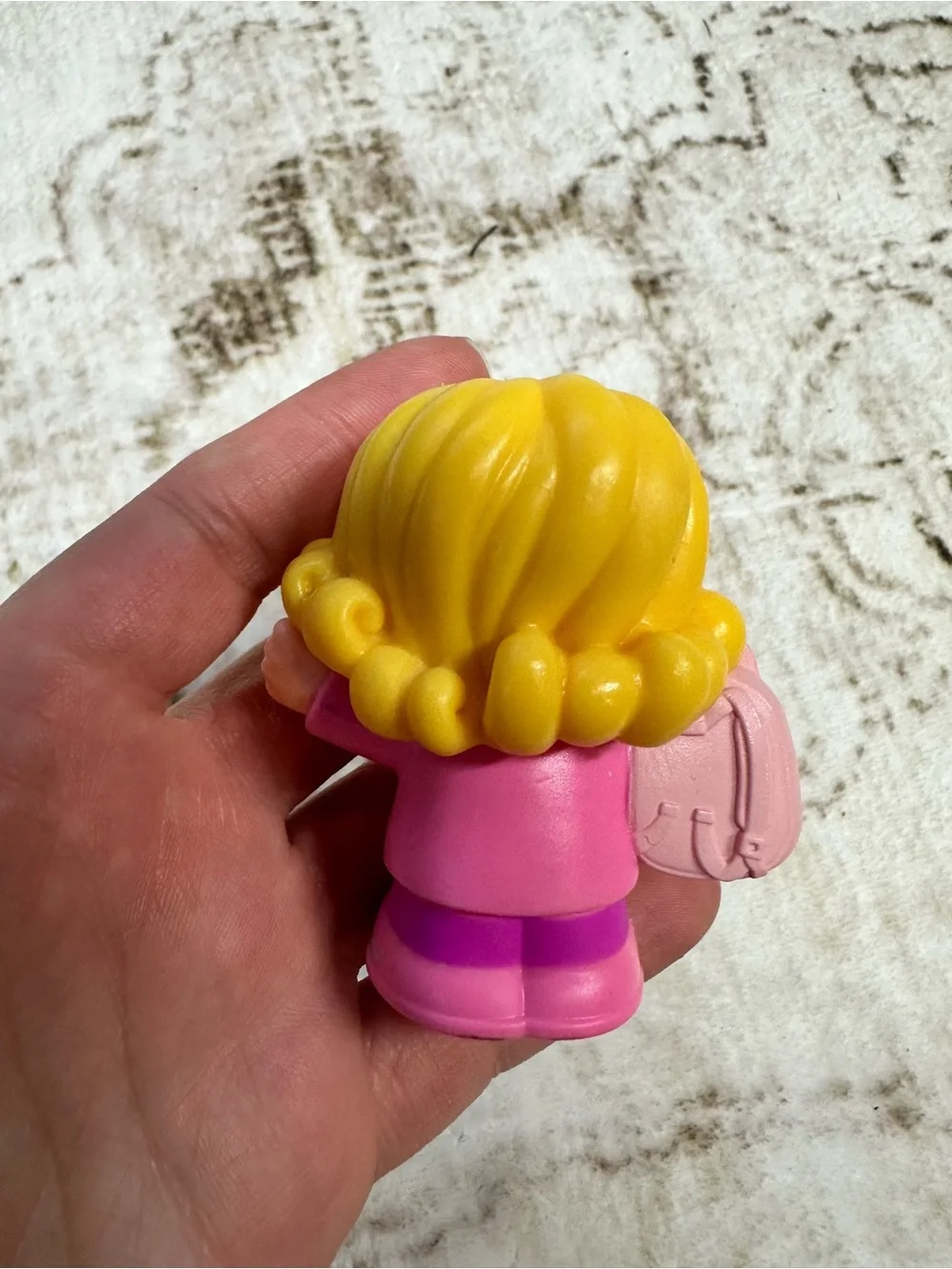 Fisher Price Little People Pink School Girl Toy Figure - Picture 3 of 6